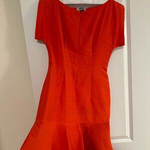 Rachel Comey Bora Bora Red Orange Knee Length Dress - Size 4